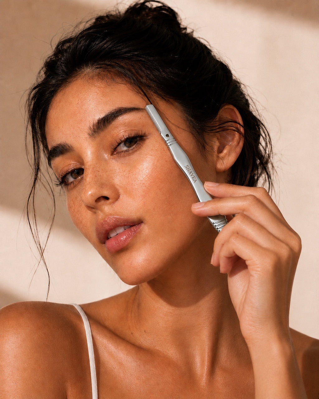 Reusable Facial Razor - Silver