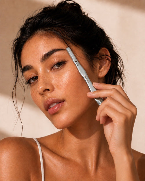 Reusable Facial Razor - Silver