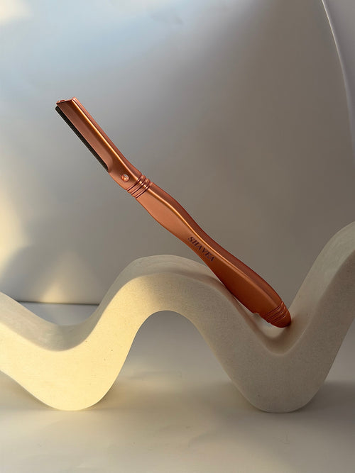 Reusable Facial Razor - Rose Gold